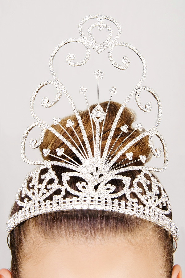 Pageant Crown: Ultimate Grand Supreme Tiara - 8 inches