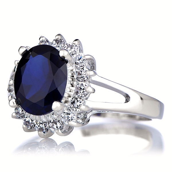 Kate Middleton's Royalty Inspired Sapphire Engagement Ring - Silver ...